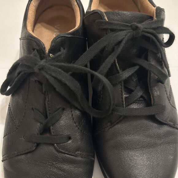 Vionic Magnolia Lindsey Black Soft Leather Lace Up Everyday Shoes Women's Sz 8.5 - Picture 6 of 12